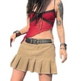 thumbnail image 5 of KelaJuan Women's Mesh Crop Cami Tops, Spaghetti Strap Lace Patchwork Asymmetrical beach Camisole, 5 of 6