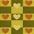 thumbnail image 1 of Ahgly Company Tapis d'Intérieur Lavable en Machine Carré Transitionnel Brun Bronze Foncé, 6 Pieds Carré, 1 of 7