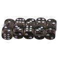 thumbnail image 1 of Paquete De 10 Dados Acrílicos D6 De Seis Caras Para Juegos De Mesa D&D TRPG, Juguetes Negros Sunnimix Juego de roles de dados de seis caras, 1 of 7