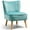 Green, variant on Costway Armless Accent Chair Modern Velvet Leisure Chair Single Upholstered Green