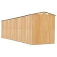 thumbnail image 4 of vidaXL Garden Shed Light Brown 192x772x223 cm Galvanised Steel, 4 of 5