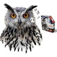 thumbnail image 1 of I AM Owl 300 Piece Animal Head-Shaped Jigsaw Puzzle, 1 of 2