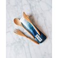 Waves of Change Reusable Bamboo Utensil Set and Pouch of Recycled
