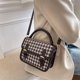 thumbnail image 4 of Bolso bandolera de pata de gallo de lana PU para mujer Bolso bandolera pequeño (café) Tmvgtek Para estrenar, 4 of 9