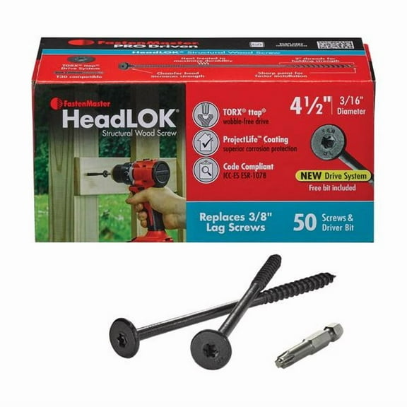 STRCTL WD SCRW 4.5" 50PC(Pack of 1)