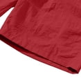 thumbnail image 6 of Ahabrexf Mens Casual Shorts for Men with Solid Color Long Sleeve Hooded Zipper Jacket and Sunscreen Clothing Set, 6 of 9