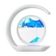 thumbnail image 1 of Bewildely Lámpara de mesita de noche con decoración de reloj de arena 3D, carga inalámbrica, ajuste de iluminación, atmósfera, dormitorio Iluminación y accesorios luz azul, 1 of 6