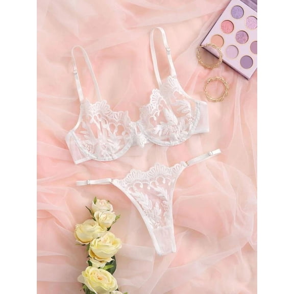 Bridal Lingerie Set Embroidered