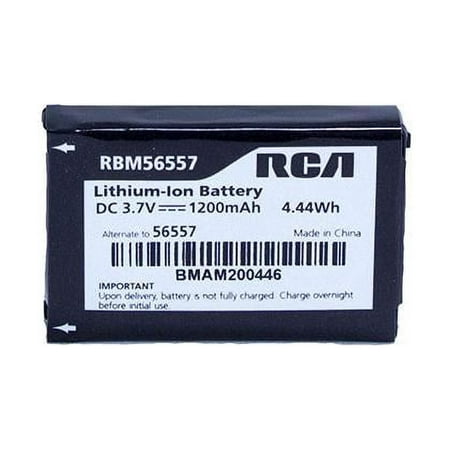 Genuine RCA RBM56557 Handheld Radio Battery | Lithium-Ion | 1200mAh / 4.44Wh | 3.7V REPLACES MOTOROLA 56557