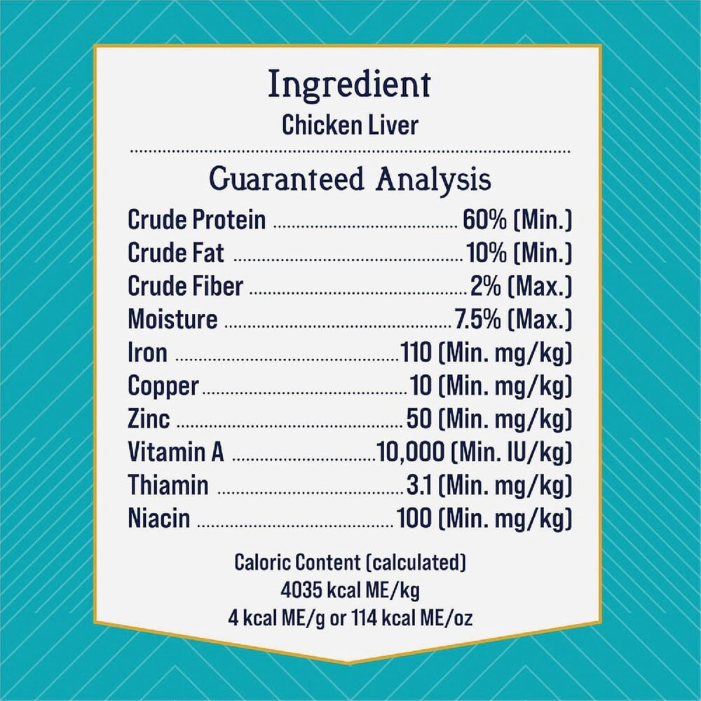 Stewart 16 Oz. Freeze-Dried Chicken Liver Dog Treat 405319