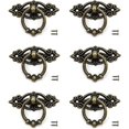 thumbnail image 1 of Ensemble de Poignées de Meubles Rétro en Bronze - 6 Pièces avec Vis SHAR, 1 of 5