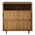 thumbnail image 5 of Manor Park Modern Boho Wood Detailed Accent Cabinet, Caramel, 5 of 21