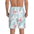 thumbnail image 6 of KLL Tropical Flamingo for Men's 1-Pack Shorts,Sleep Pajama Shorts for Men Soft Pj Shorts Men's Pajama Bottoms Sleepwear -4X-Large, 6 of 7