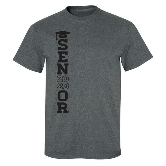 Senior 2020 (right side) Adult Short Sleeve T-shirt