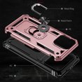 thumbnail image 6 of Dteck for Apple iPhone 16 Pro Max, Military Grade Armor Ring Holder Case Heavy Duty Magnetic for Car Mount Holder Shockproof TPU Bumper Hard PC Case Rotatable Ring Kickstand Cover,Rosegold, 6 of 7