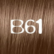 L'Oreal Paris Feria Shimmering Permanent Hair Color, B61 Downtown Brown, Strengthens Hair, 1 Kit