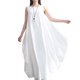 thumbnail image 1 of Mujeres Maxi vestido de túnica sin mangas más bolsillos de tamaño O cuello suelto mori swing vest MABOTO Vestido, 1 of 7