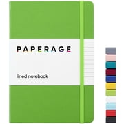 Paperage Lined Journal Notebook, Hard Cover, Medium 5.7" x 8"