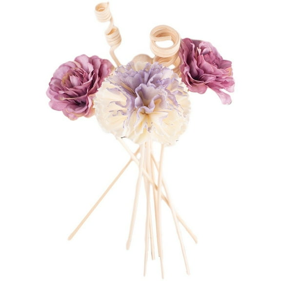 vlrwzc 8Pcs/Set Aromatherapy Rattan Fragrance Diffuser Fireless Aromatherapy Rattan Stick Flower Diffuser Aromatherapy Stick DIY Home Bedroom Decoration