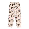 thumbnail image 3 of Lsque Panda Ice Creams Donuts Print Women's Pajama Pants, Lounge Pant - Comfortable Home Wear,Elastic Waistband, Stylish Design-X-Large, 3 of 9