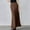 Brown, variant on Nmnitkp Skirts for Women Comfortable & Healthy Fabric Womens Solid Color Skirt Midi Long Length Silk Satin High Waist Elastic Skirts & Fashionable Trends Maxi Skirts for Women