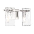 thumbnail image 4 of Genry 2-Light Bathroom Vanity Light in Polished Nickel, 4 of 5