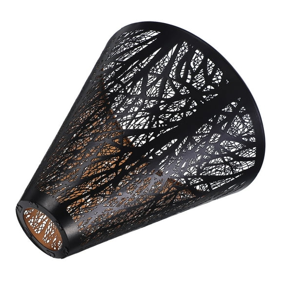 MLINS Metal Lampshade Drum Table Lamp Shade Replacement Vintage Bulb Guard Light Cover For Ceiling Wall Bedroom Living Room Decor