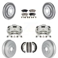 thumbnail image 1 of Transit Auto Front Rear Disc Brake Caliper Coated Rotors Drums Ceramic Pads Kit (8Pc) for Car Chevrolet Cruze Limited KCG-100403T, 1 of 11