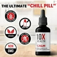 thumbnail image 5 of (2 pack) 10X Health Calm - L-Theanine & GABA  Liquid Drops, Stress Relief Supplement, 2.03 fl oz., 5 of 8