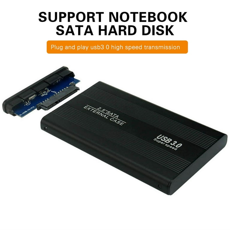 External Hard Drive Enclosure SATA to USB 3.0 HDD Case Adapter for 2.5 inch  