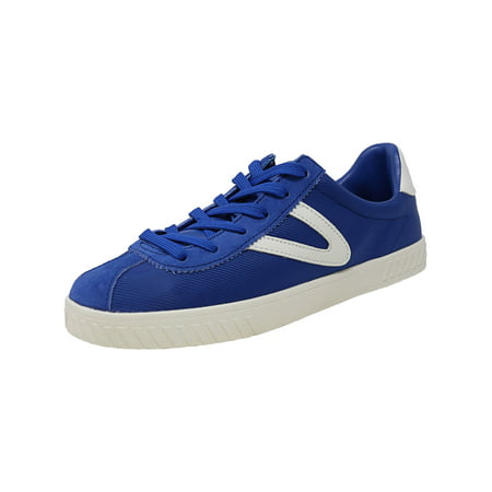 Tretorn Women's Camden 4 Nylon Blue / White Above the Knee Fashion Sneaker - (Best Tennis Shoes For Knees)