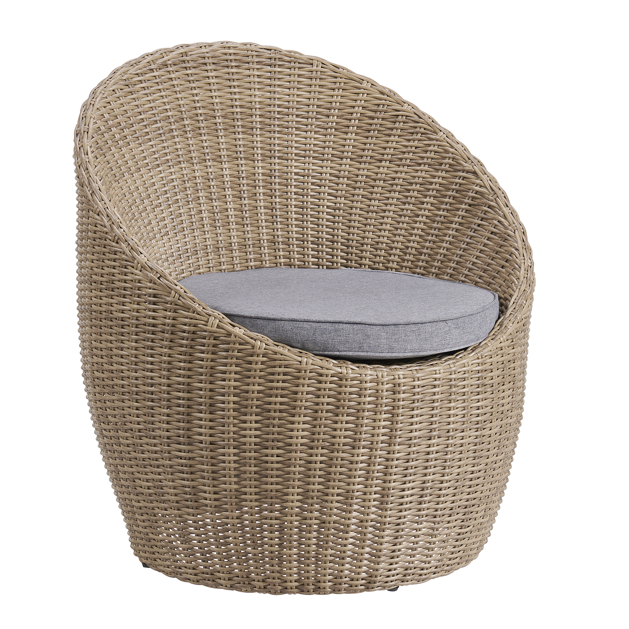 Strafford All-Weather Wicker Outdoor Set with Two Chairs and 18"H Cocktail Table - image 3 of 6