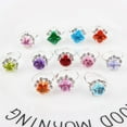 thumbnail image 3 of pitrice 24pcs Children's Rings Adjustable Girls Rings Lovely Flower Star Crystal Rhinestone Kids Rings, 3 of 6