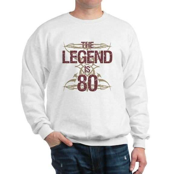CafePress - Men's Funny 80Th Birthday Sweatshirt - Crew Neck Sweatshirt