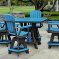 thumbnail image 5 of OS Home and Office Model Counter Height Square Table in Blue with Black Base - N/A, 5 of 5