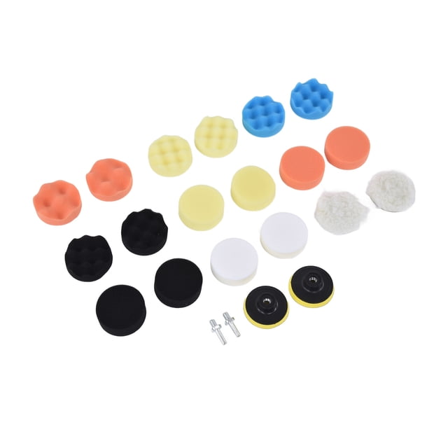 Almohadillas para pulir, ABS + Accesorio para pulidor de esponja Diseo autoadhesivo lavable para encerar para lijar ANGGREK Otros