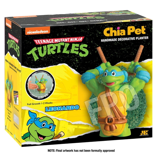 Teenage Mutant Ninja Turtles Leonardo Chia Pet Handmade Decorative