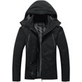 thumbnail image 1 of Chaqueta impermeable MOERDENG para mujer, impermeable y ligera, negra, 1 of 7