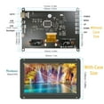 thumbnail image 7 of 7 Inch Raspberry Pi Monitor with Capacitive Touchscreen 1024x600 IPS Display HDMI & USB Powered Portable Secondary Screen for Windows Linux Android Raspberry Pi Projects, 7 of 7