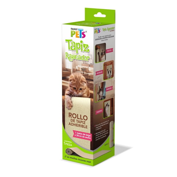 Fancy Pets. Tapiz Adherible Rascador para Gato Beige