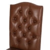 thumbnail image 4 of Noble House Motson Contemporary Upholstered Dining Chairs, Set of 2,Cognac Brown, 4 of 7
