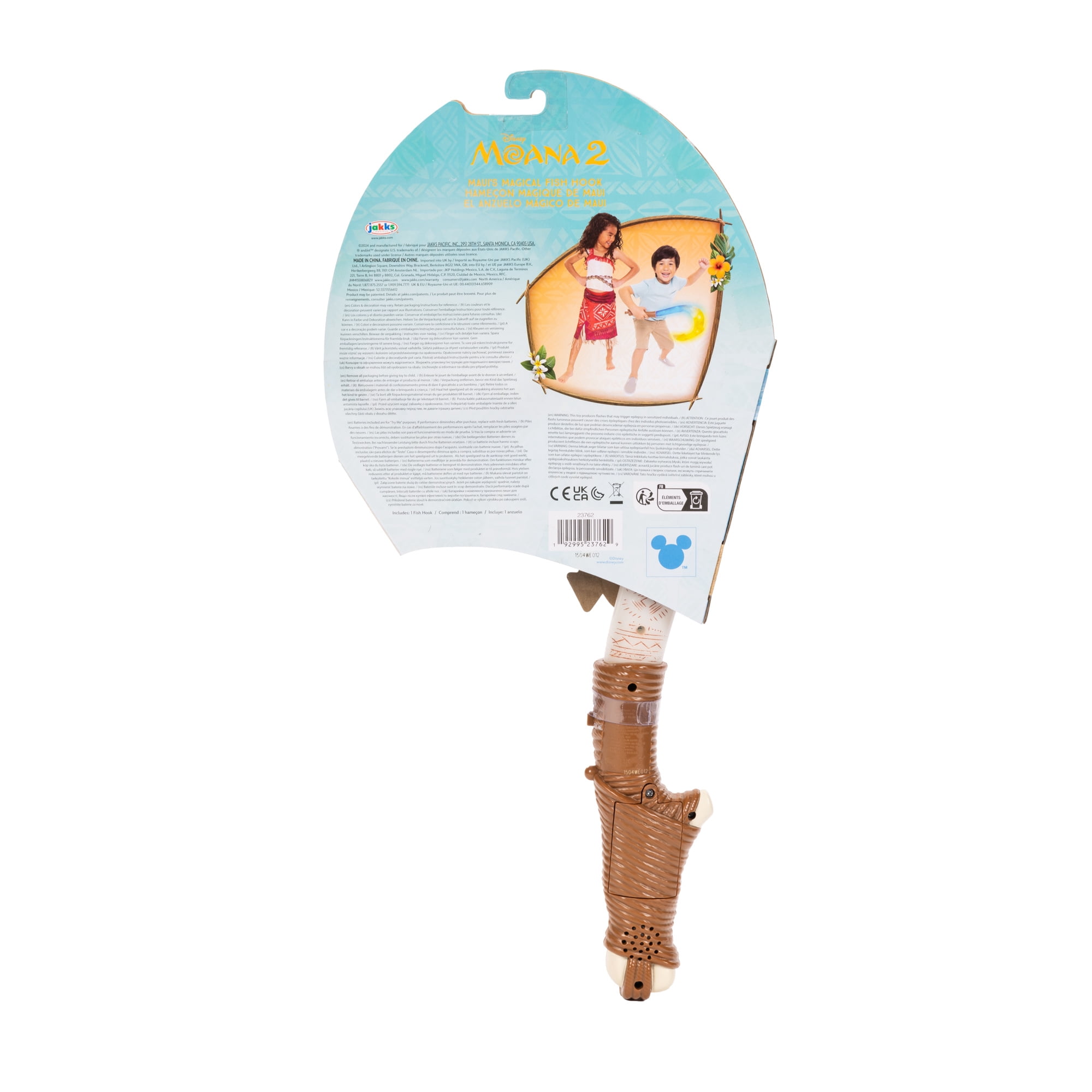 Disney's Moana 2 Maui's Magical 20 inch Fishhook with Lights and Sounds for Child Ages 3 +