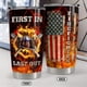 thumbnail image 4 of Taza de viaje Tumbler SANDJEST Firefighter de acero inoxidable de 20 onzas, 4 of 7