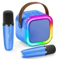 thumbnail image 1 of Máquina de karaoke IROO TOP Mini para niños con 2 micrófonos inalámbricos, 1 of 8
