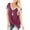 Wine womens tops dressy casual15, variant on Summer Saving Wycnly Womens Tops Dressy Casual Short Sleeve V-Neck Color Block Summer Shirts Loose Fit Soft Breathable Twist Knotted Workout Shirts Blouse Pink S Clearance Clothes