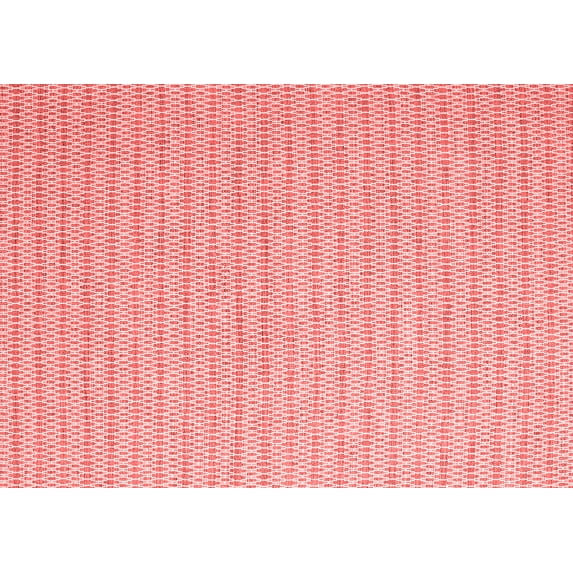 Ahgly Company Indoor Rectangle Abstract Red Contemporary Area Rugs, 4' x 6'