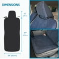 thumbnail image 5 of BDK UltraFit Car Seat Towel Cover, 2 Pack Waterproof Sweat Protector, Ideal for Gym Swimming Surfing Running, Universal Fit for Auto Truck Van and SUV, 5 of 7