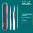 thumbnail image 2 of RAGUPEL Blackhead Remover Spot Acne Pimple Extractor Tweezer Facial Tool Black Head Remover for Face, 2 of 7