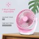 thumbnail image 1 of Desk Fan Small Table Fan with Strong Airflow Quiet Operation Portable Fan Speed Adjustable Head Pink, 1 of 2