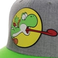 thumbnail image 5 of Super Mario Video Game Yoshi Snapback Mens Hat, 5 of 5